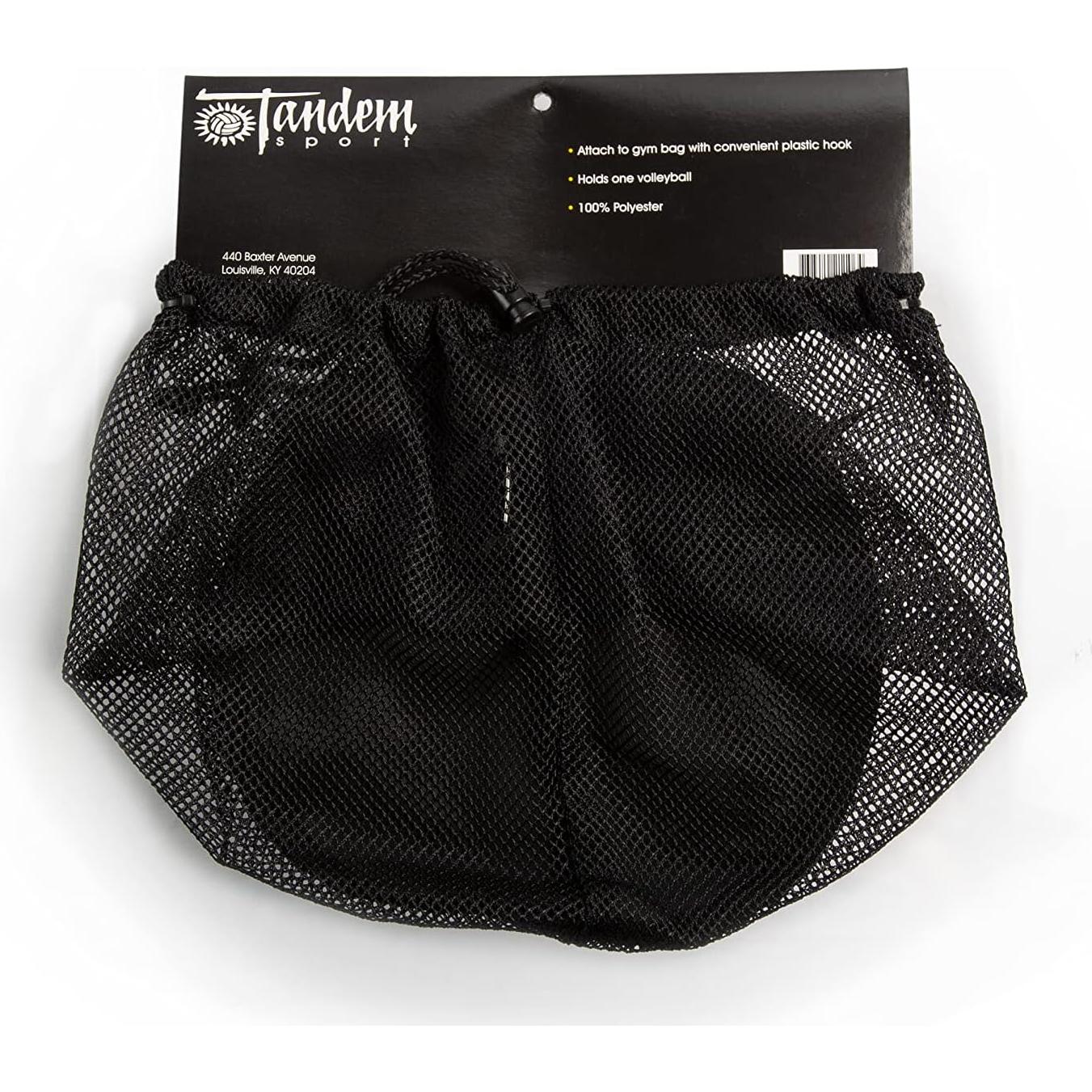 Bolsa de Malla para Voleibol Tandem Sport - Negro 23x23 cm