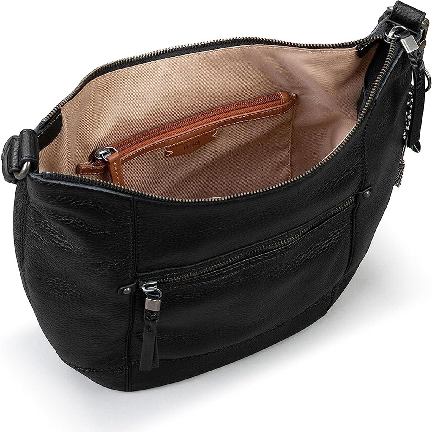 Bolso Hobo Sequoia The Sak - Cuero Premium Negro