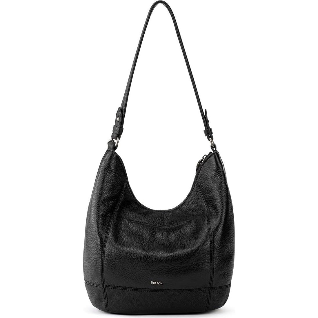 Bolso Hobo Sequoia The Sak - Cuero Premium Negro
