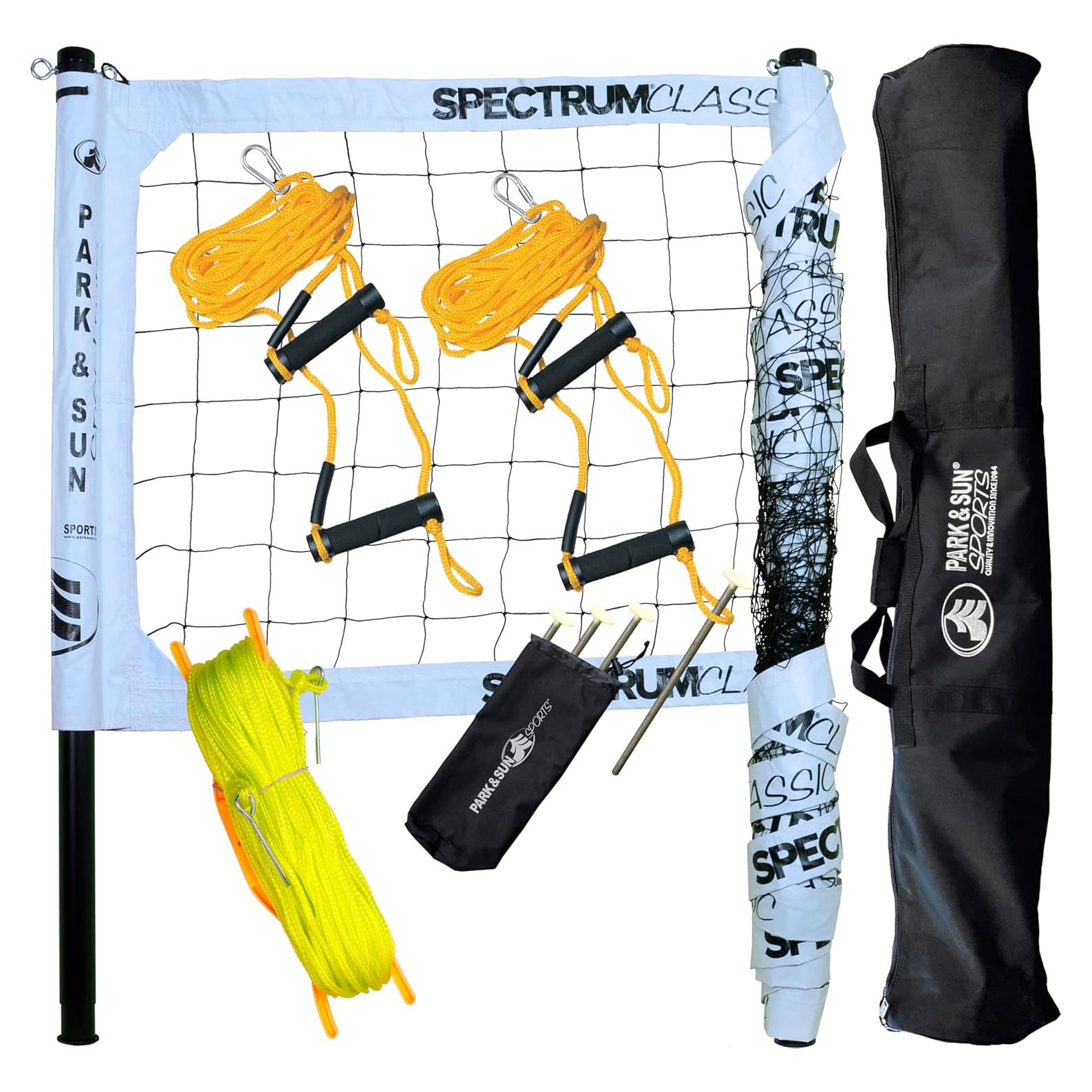 Conjunto de Voleibol Portátil Park & Sun Sports Blanco