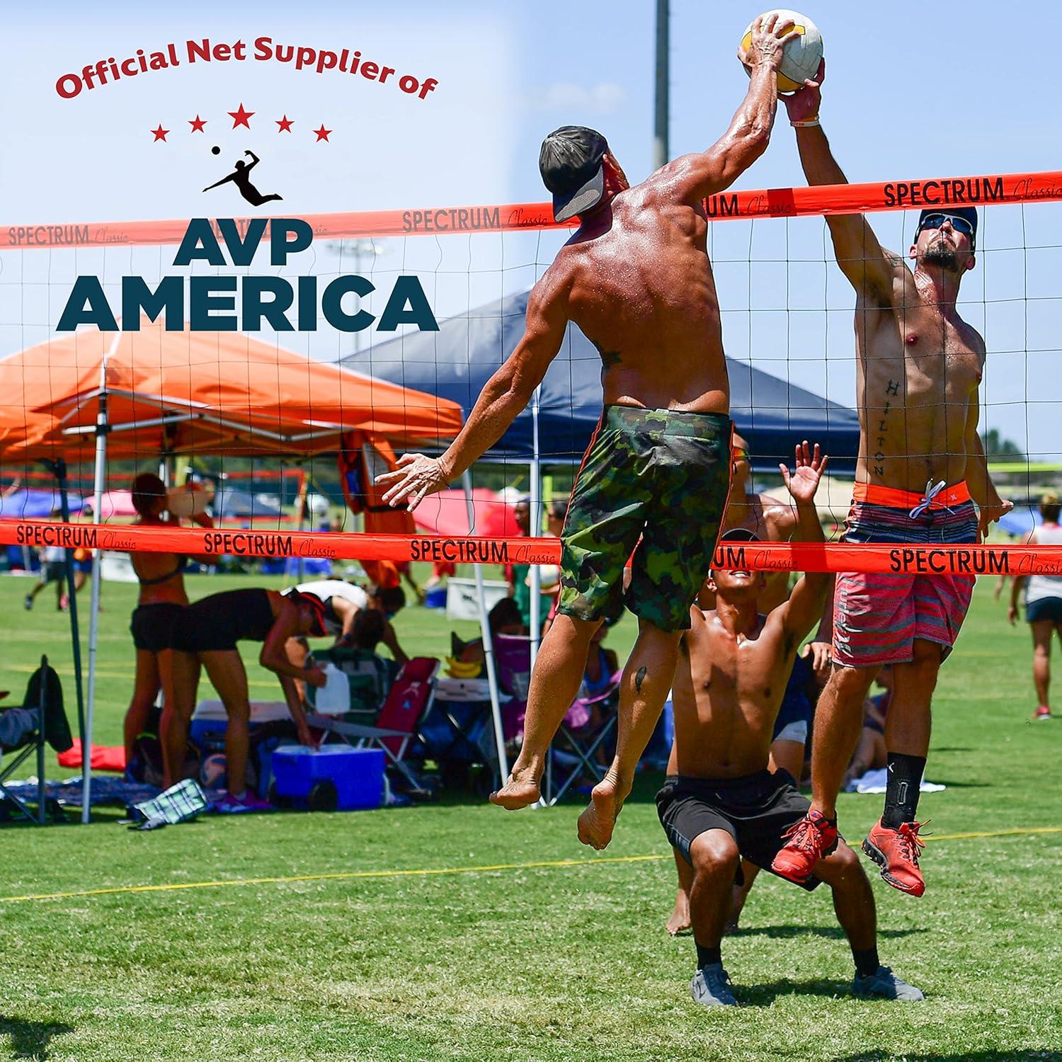 Conjunto de Voleibol Portátil Park & Sun Sports Blanco