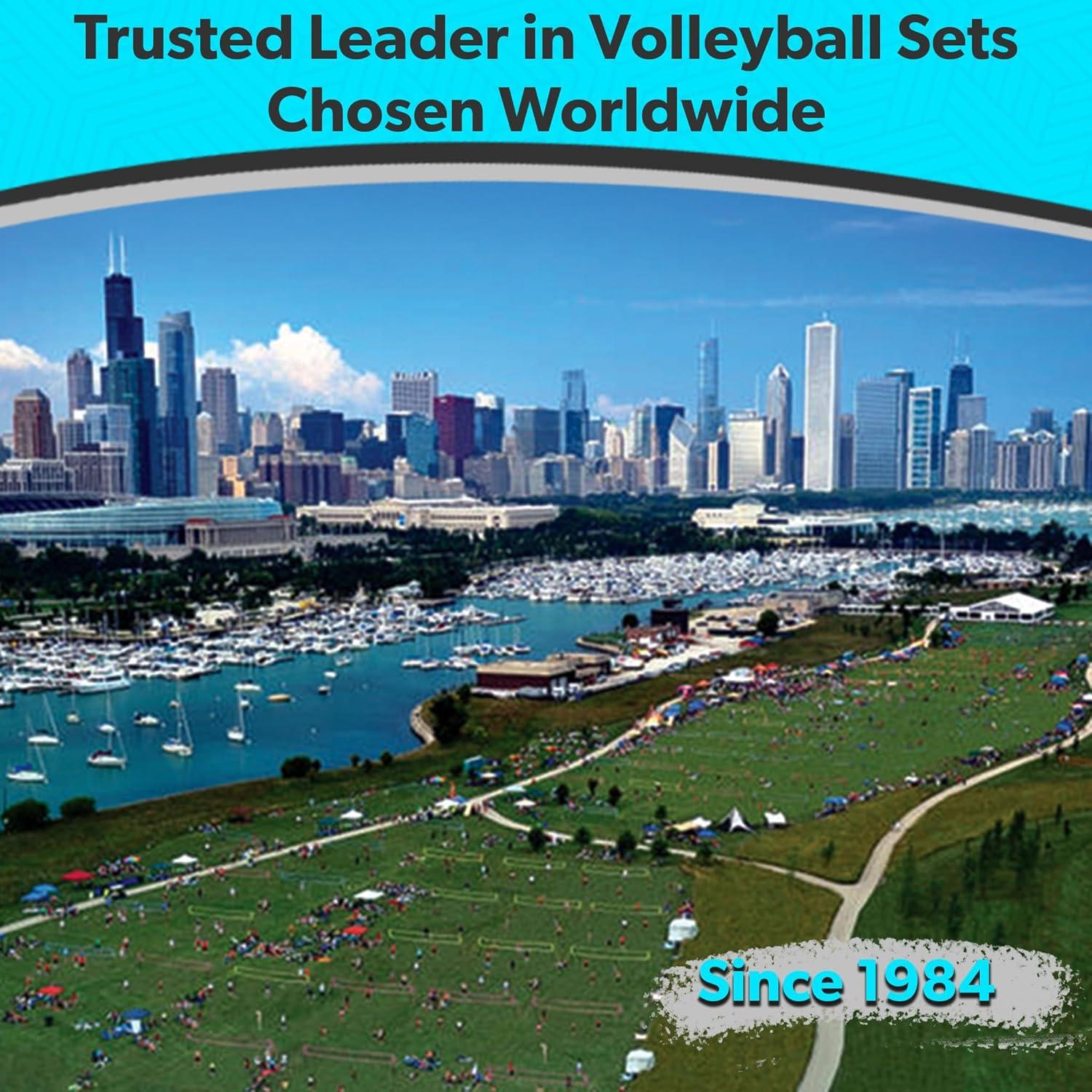 Sistema de Red de Voleibol Portátil Park & Sun Spectrum 2000