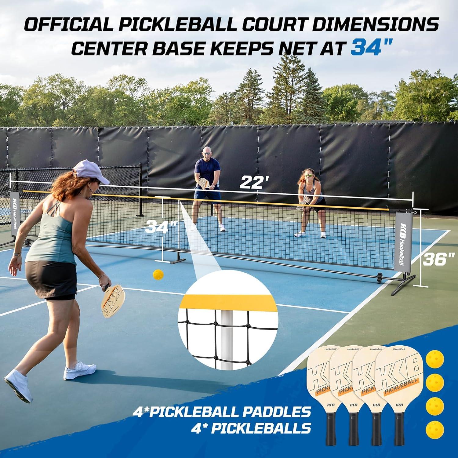 Conjunto Red Multi-Deporte Haokelball 22FT Ajustable con Accesorios