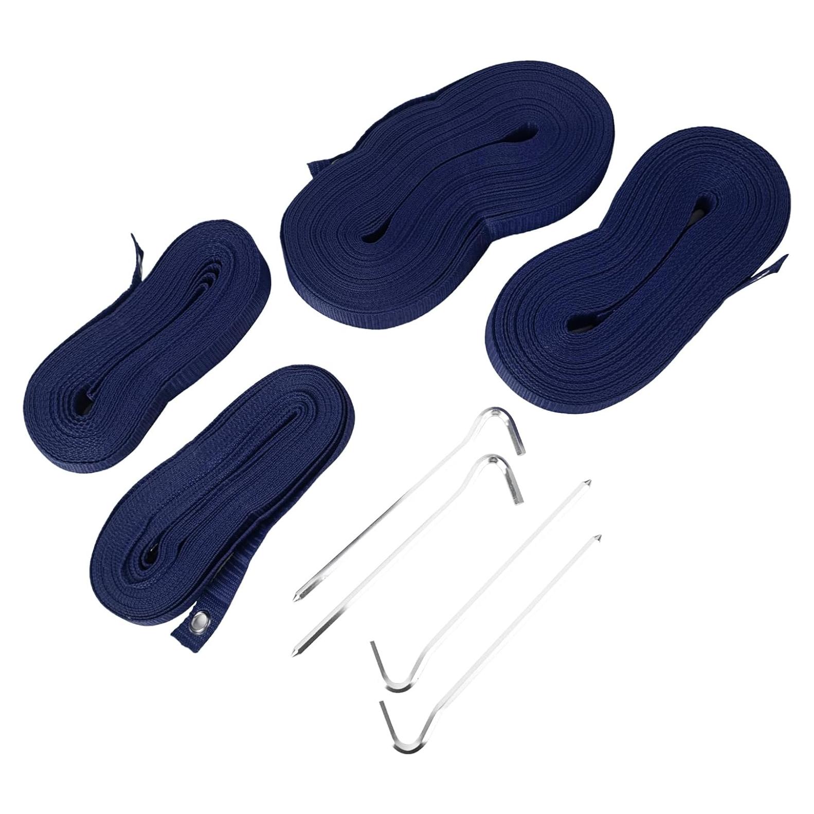 Kit Líneas de Límite Voleibol Playa Aoneky 9.14m x 18.29m Azul