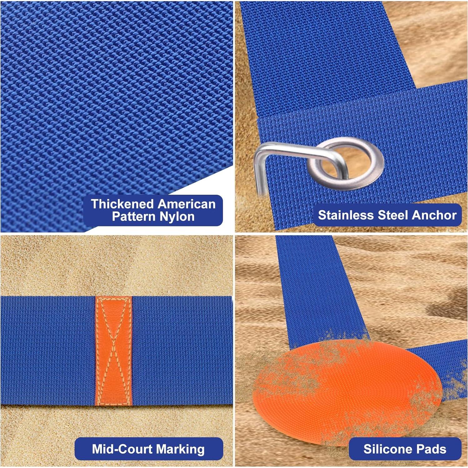 Conjunto de Línea de Cancha de Voleibol de Playa Enjoyard 16x8m