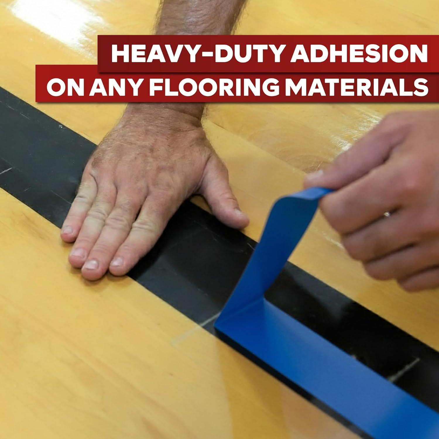 Cinta de Piso de Vinilo XFasten 5 cm x 32.9 m Azul