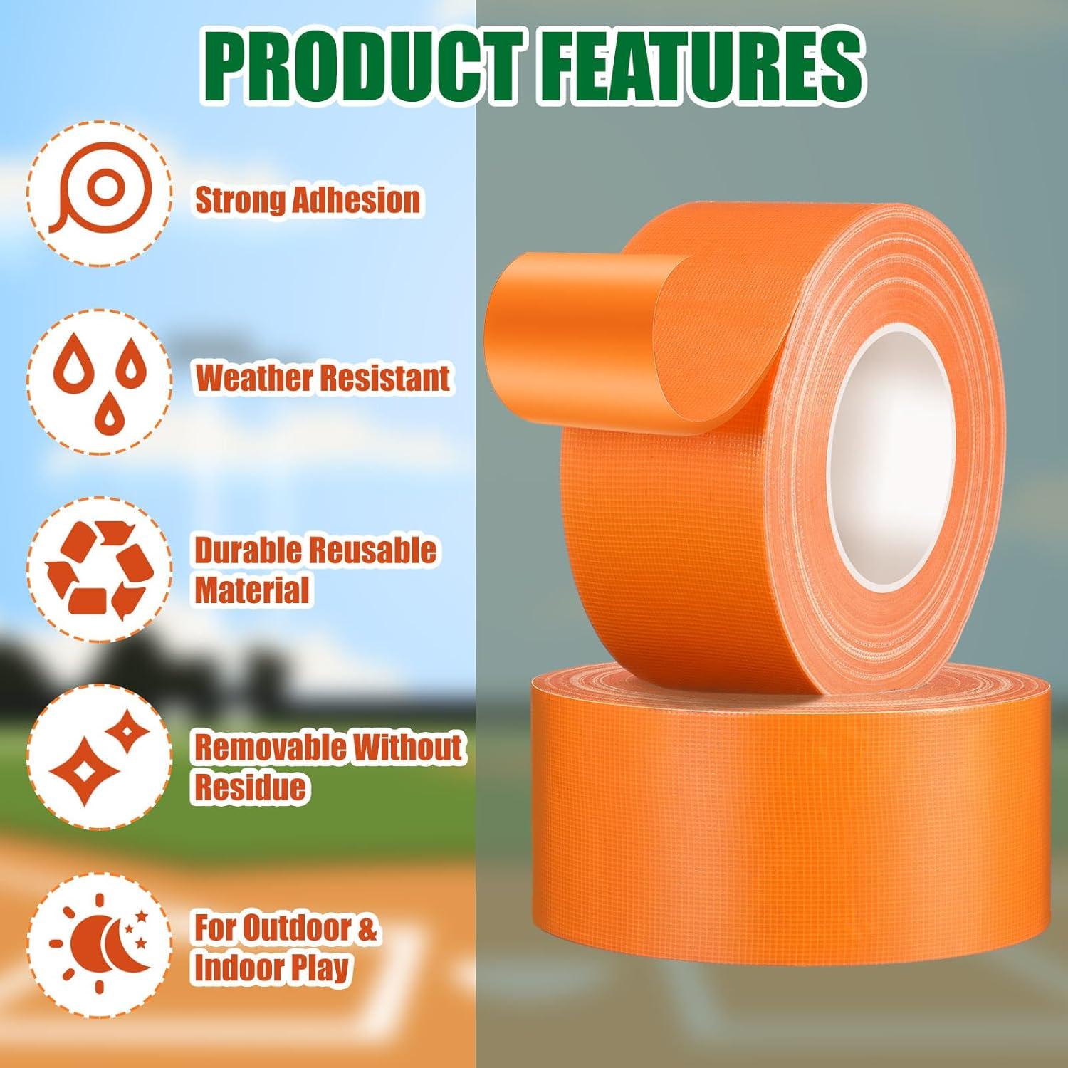 Cinta de Marcado Temporal Fullhawl 80m x 7cm Naranja