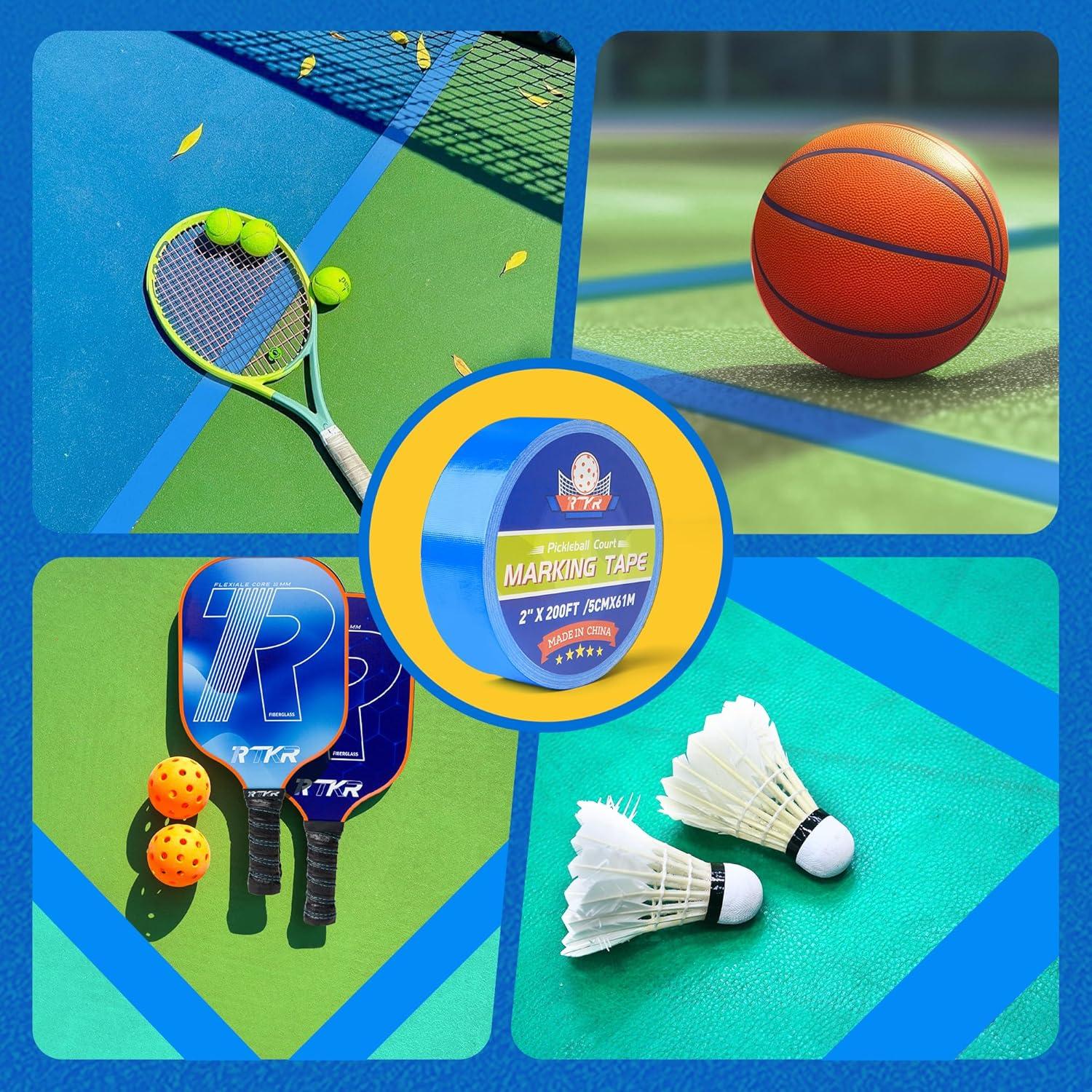 Cinta de Marcado para Cancha de Pickleball TKR 61 m Azul