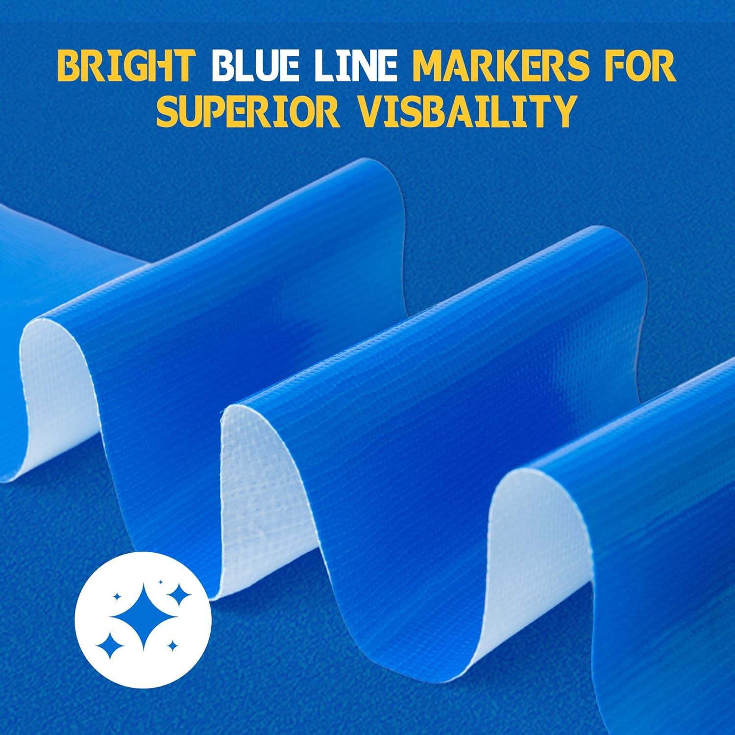 Cinta de Marcado para Cancha de Pickleball TKR 61 m Azul