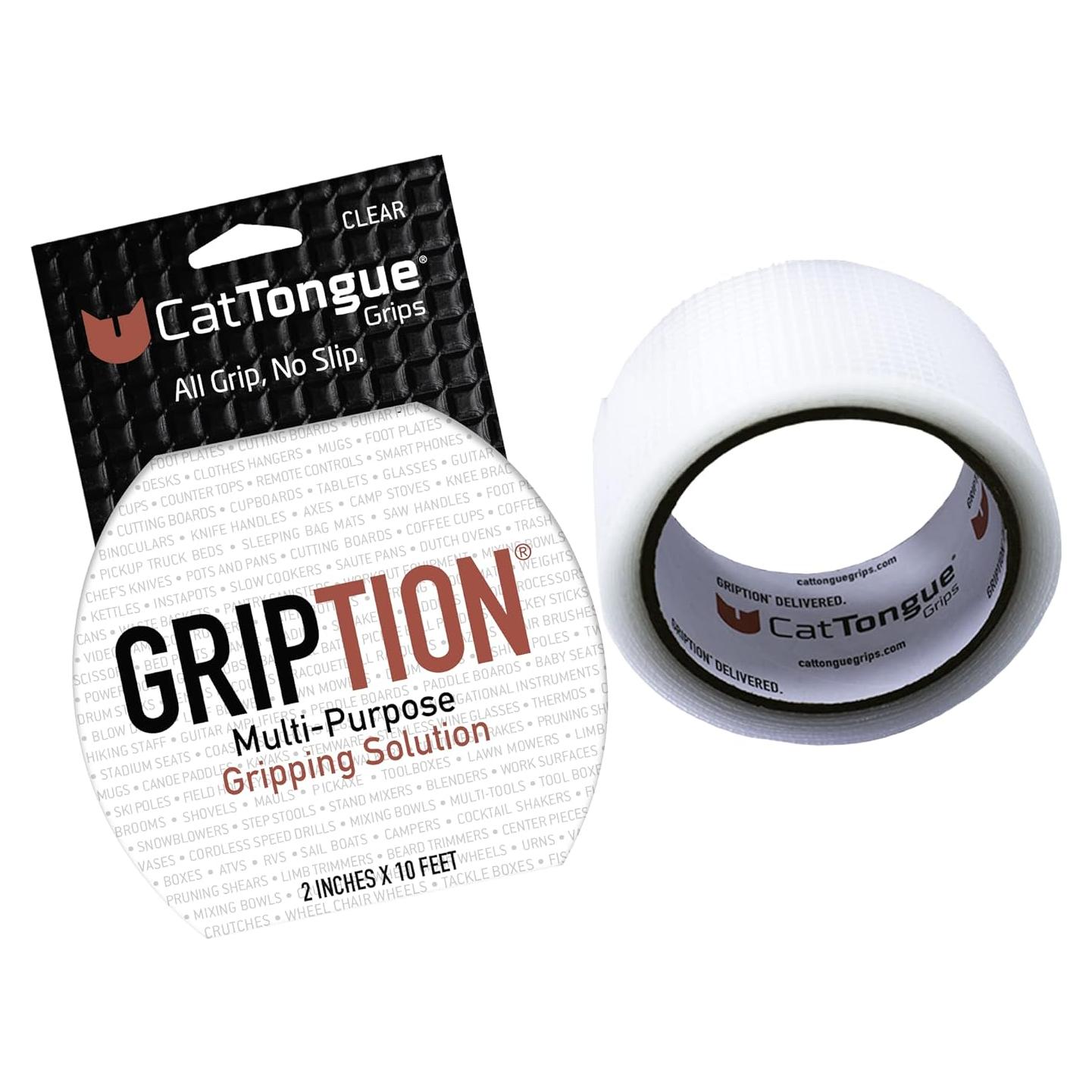 Cinta Antideslizante CatTongue Gription 5 cm x 3.05 m Transparente