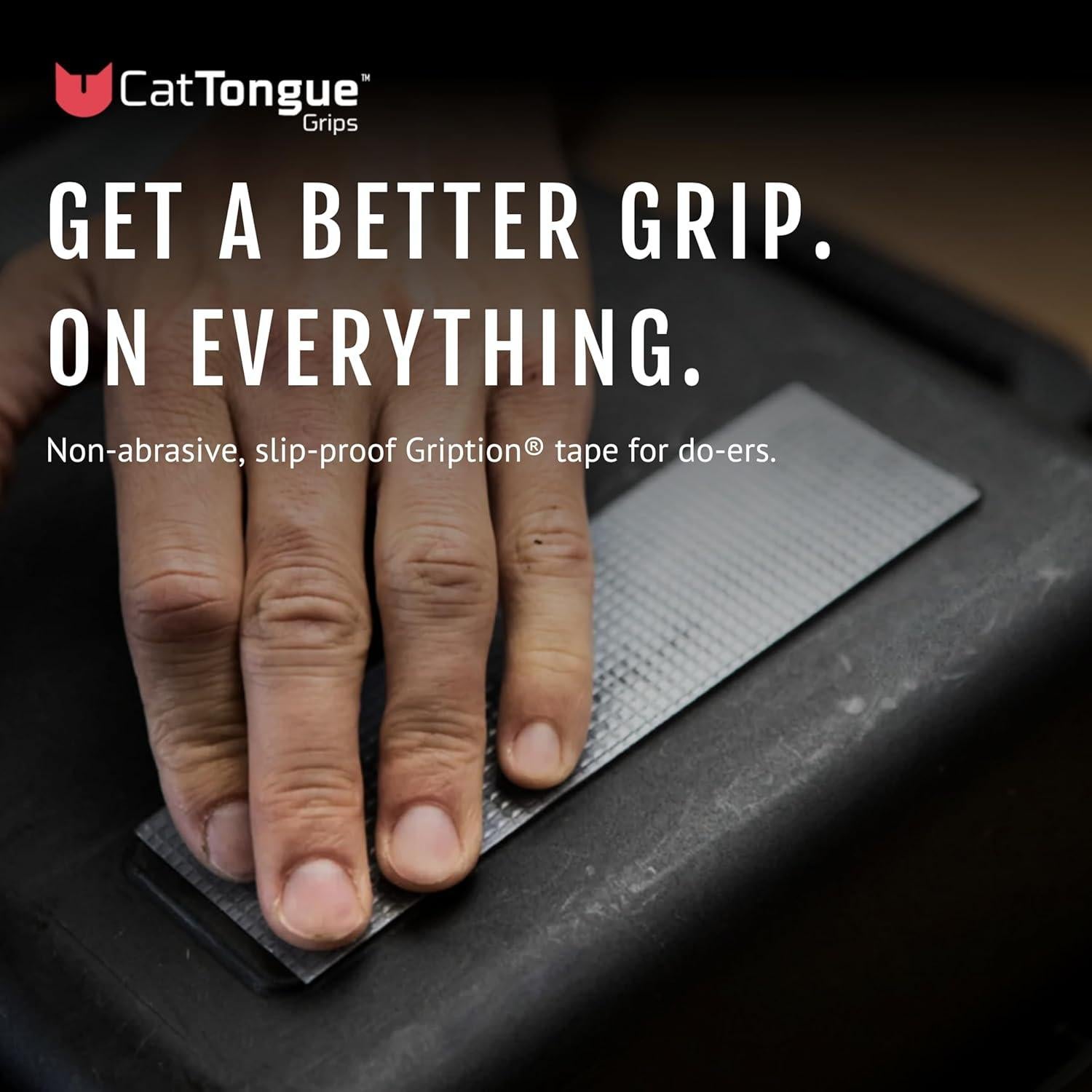 Cinta Antideslizante CatTongue Gription 5 cm x 3.05 m Transparente