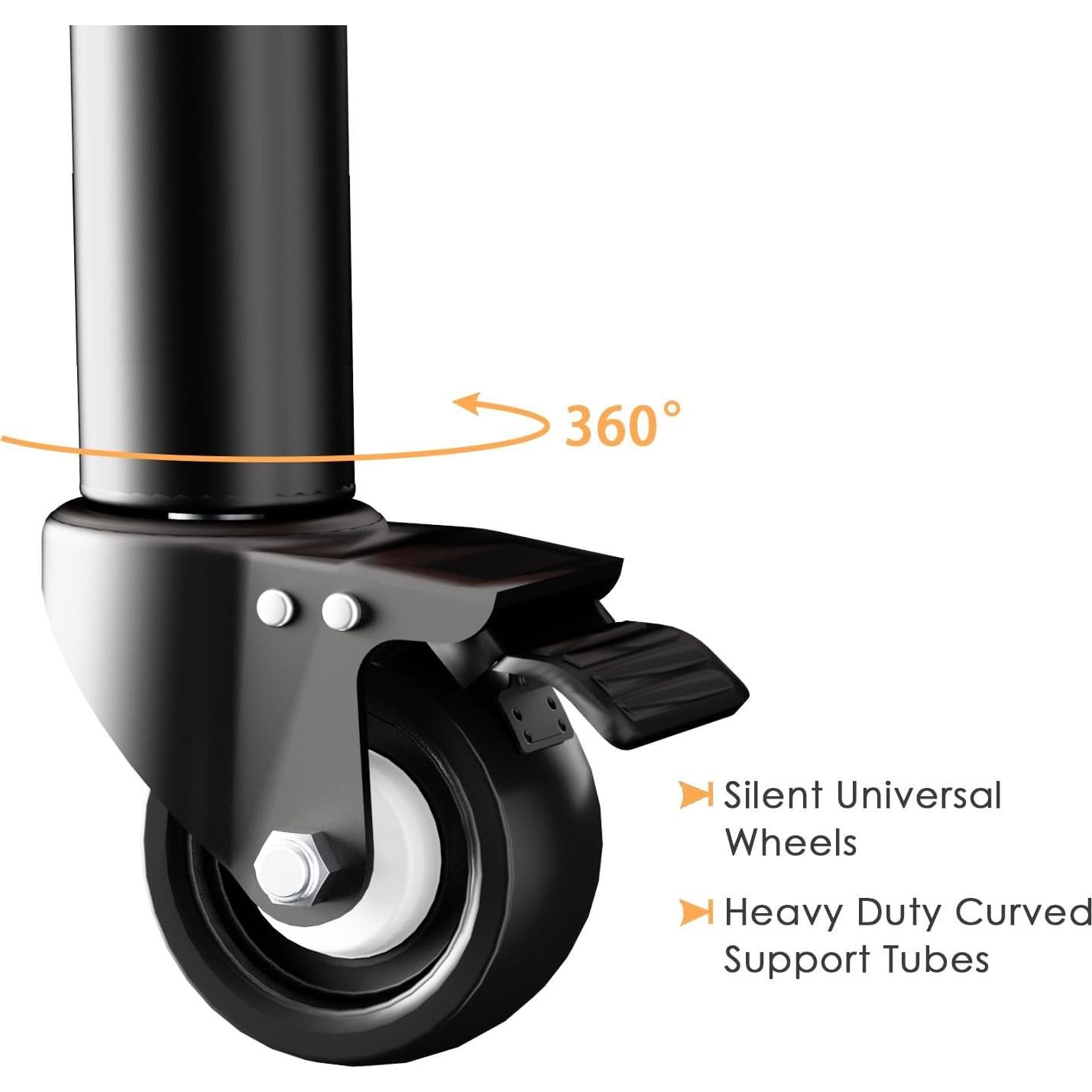 Carro de Voleibol Plegable MR INXHCT-25 con Ruedas, 30 Pelotas