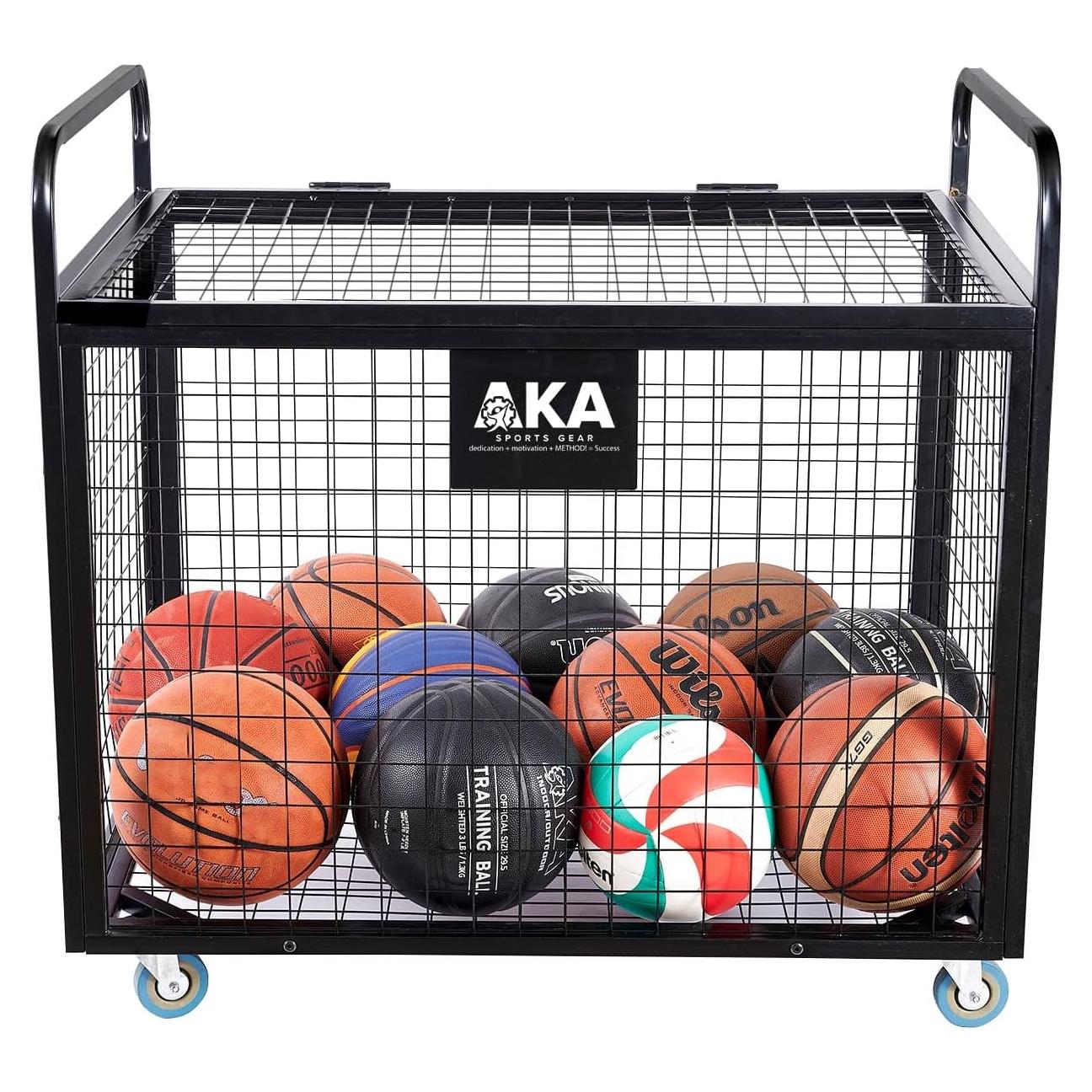 Carro de Almacenamiento de Pelotas AKA Sports Gear - Extra Grande