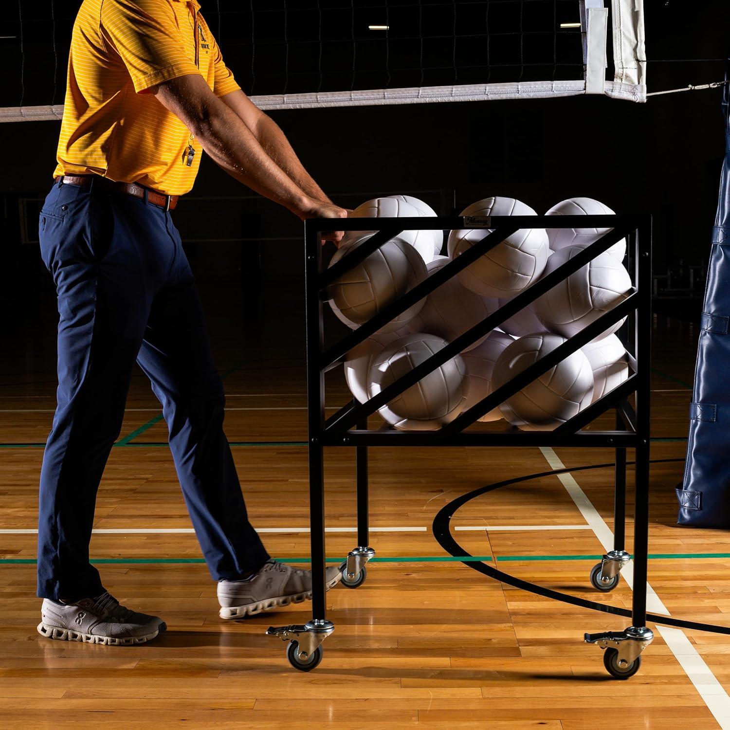 Carro de Voleibol Portátil Murray Sporting Goods - Almacenamiento con Ruedas