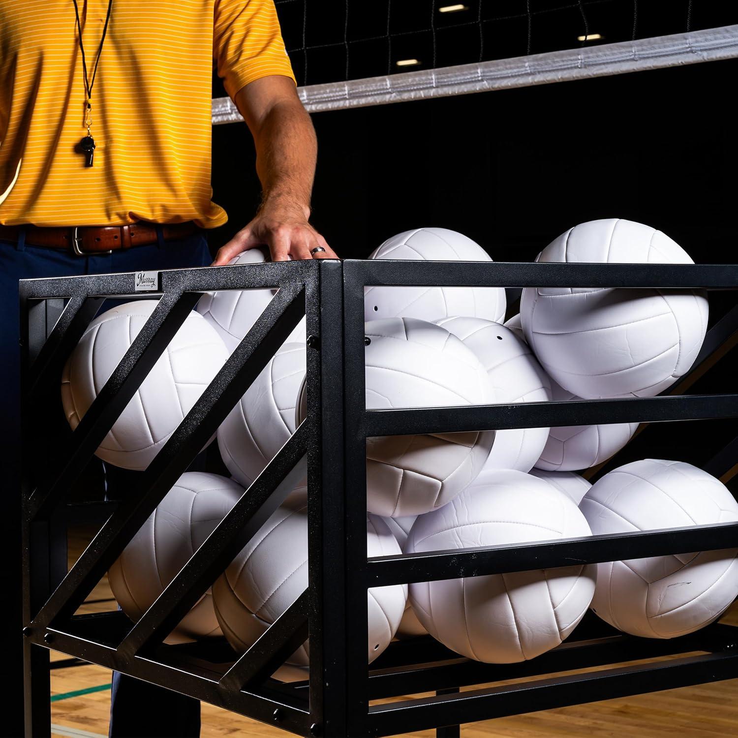 Carro de Voleibol Portátil Murray Sporting Goods - Almacenamiento con Ruedas