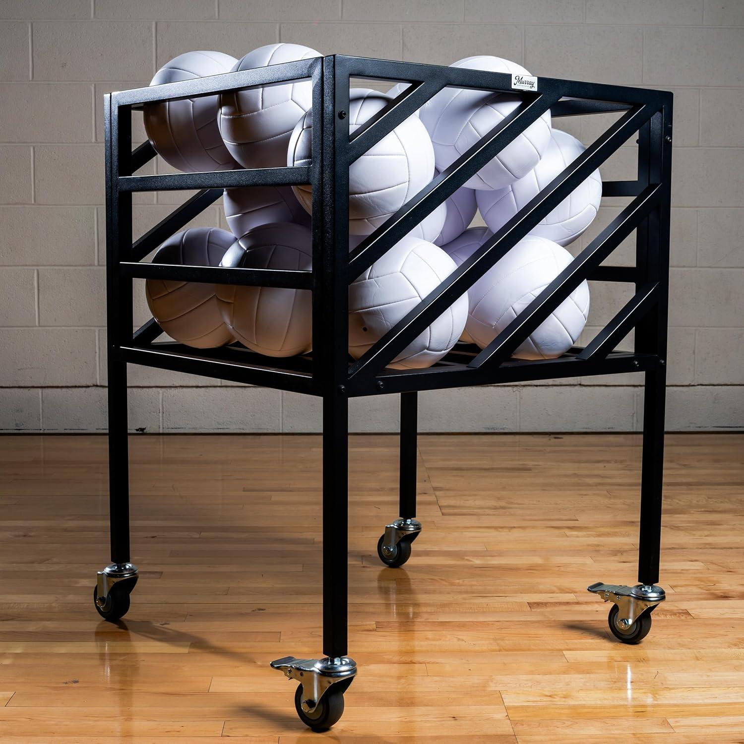 Carro de Voleibol Portátil Murray Sporting Goods - Almacenamiento con Ruedas