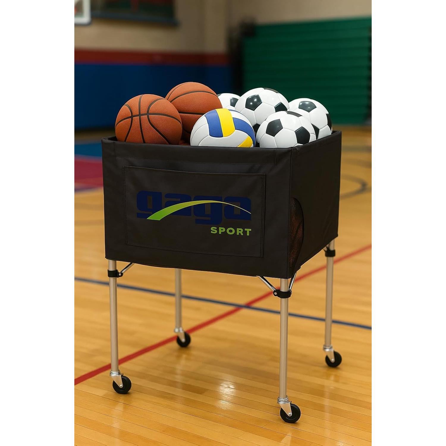 Carro de Voleibol Plegable Gagasport - Aluminio y Tela Oxford