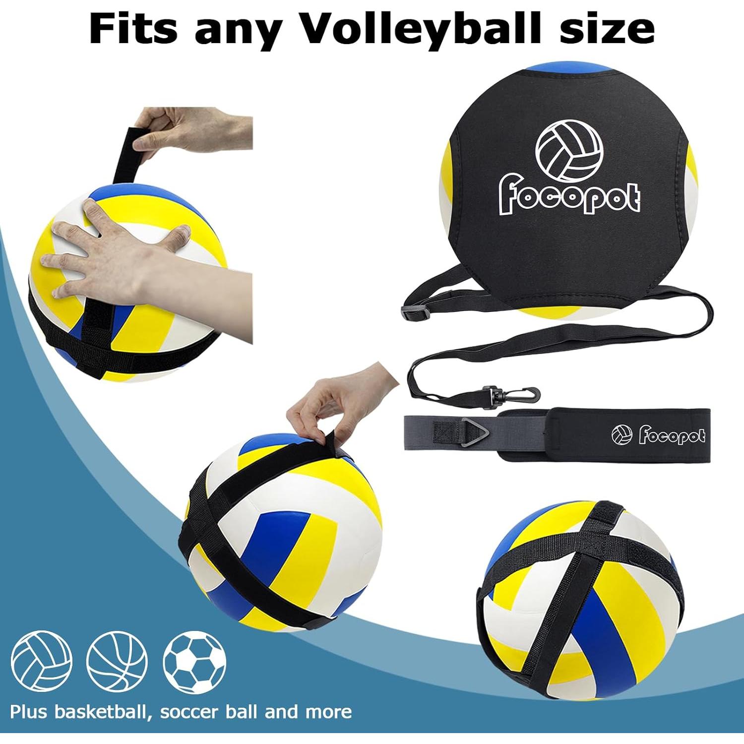 Kit de Entrenamiento de Voleibol Focopot - 5 Paquete Ajustable