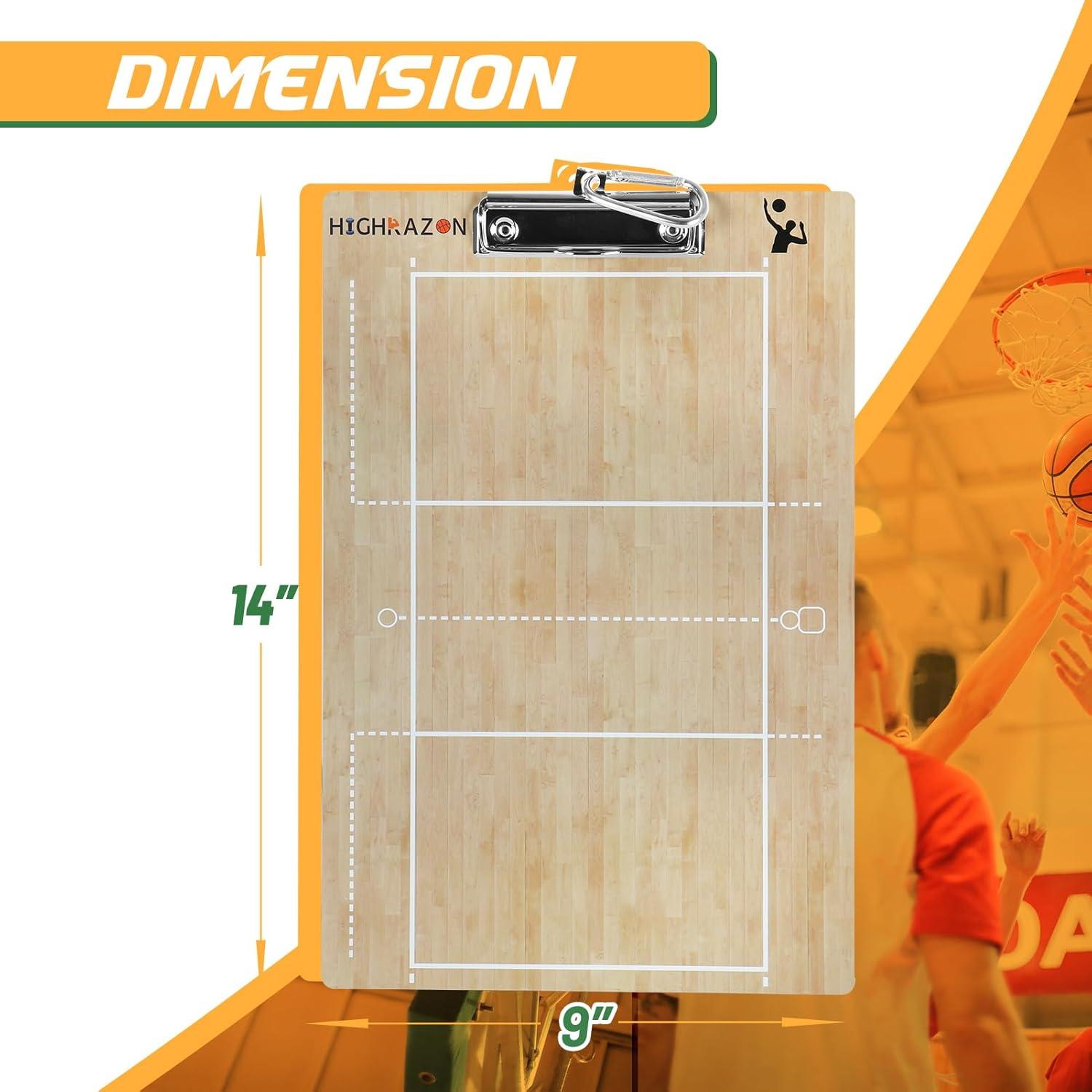 Pizarra Entrenador Voleibol HIGHRAZON Doble Cara 35.5x22.9cm