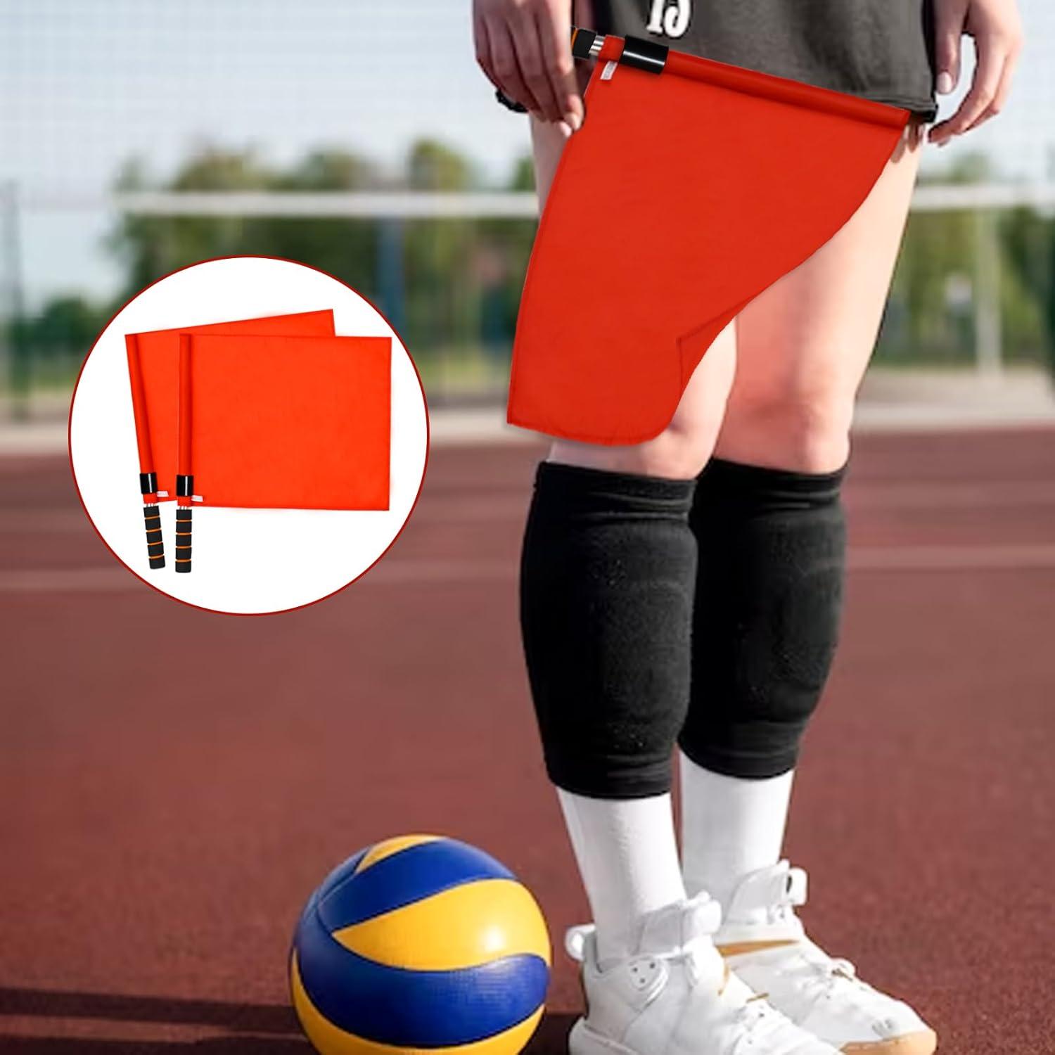 Banderas de Voleibol Juez de Línea Sawhox 2PCS Alta Visibilidad