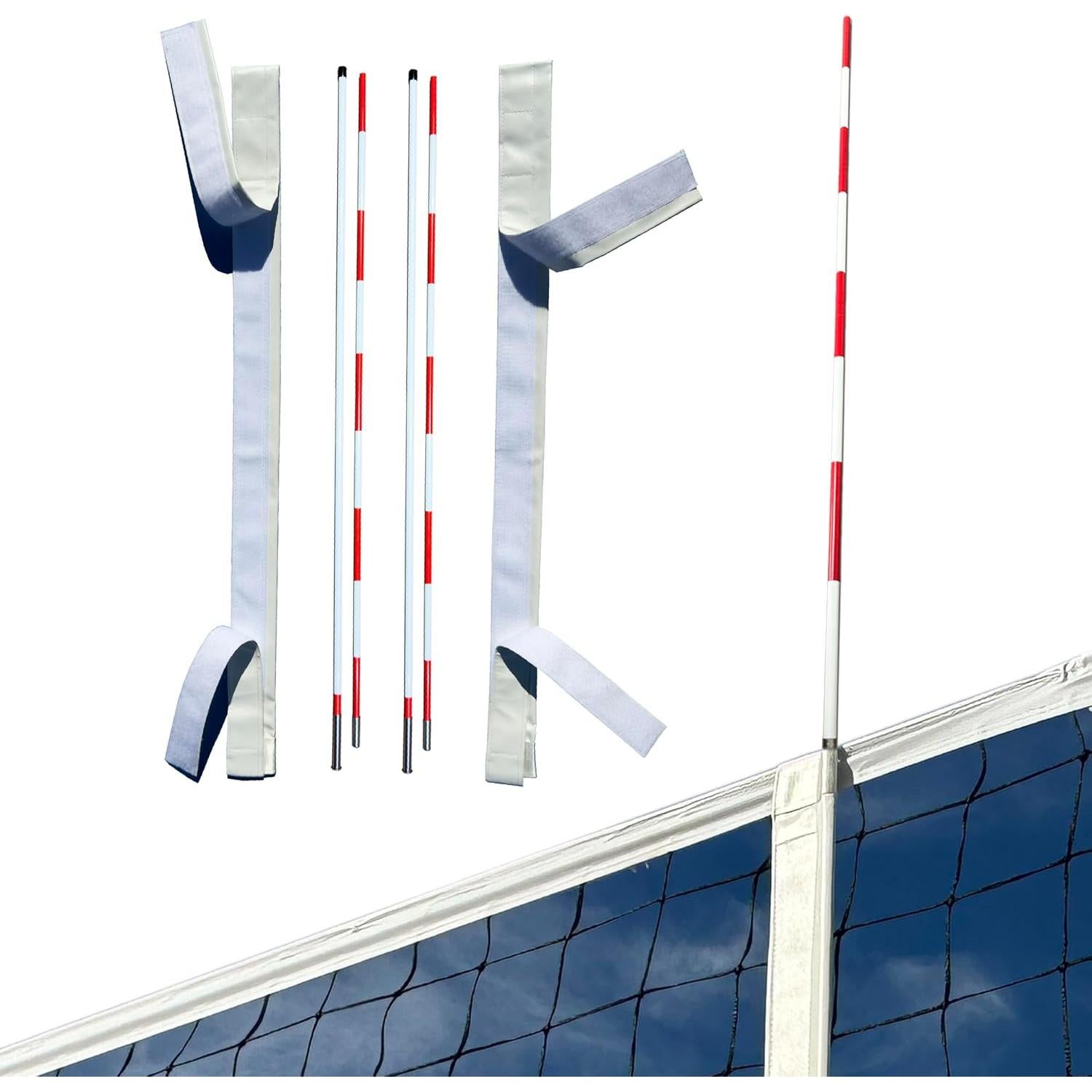 Juego de postes de antena de voleibol Boardee 1.80m fibra de vidrio