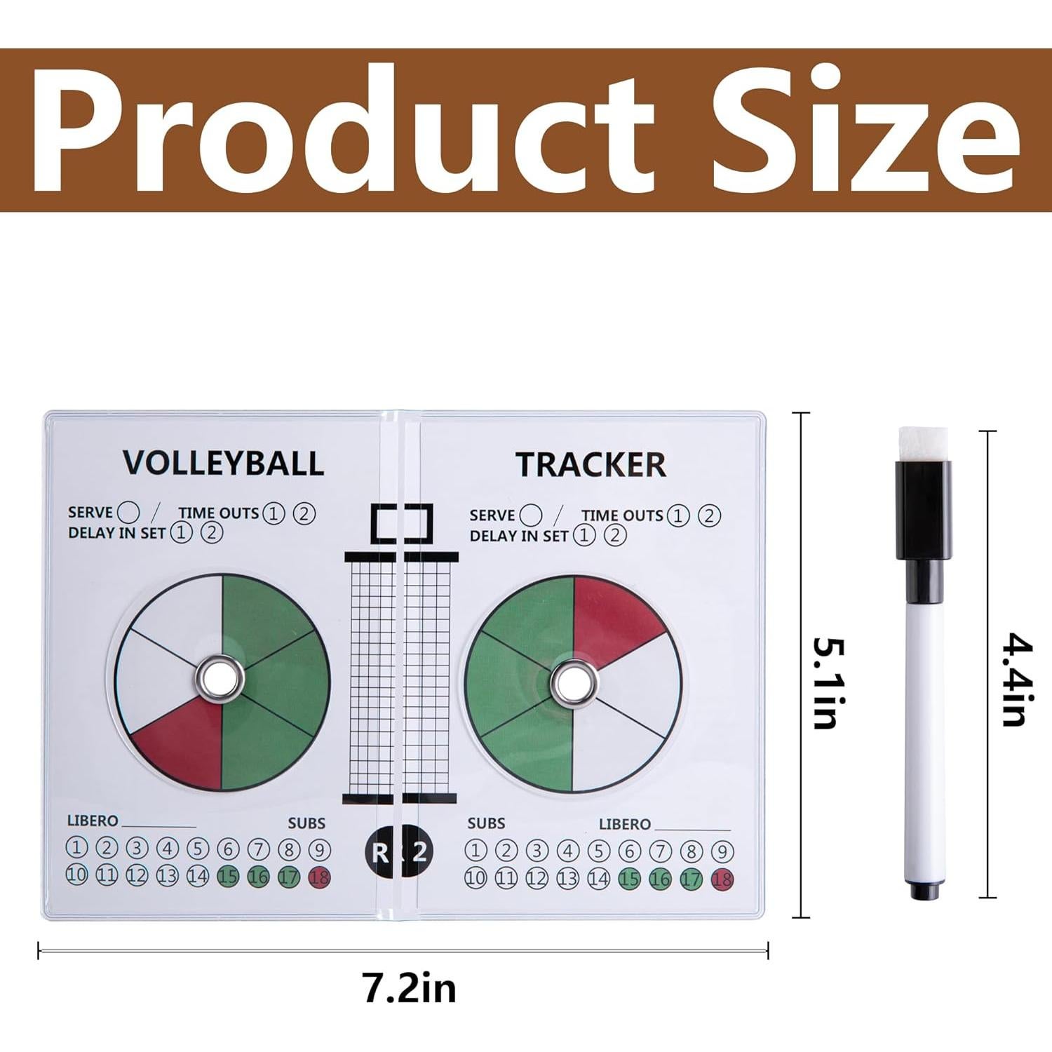 Seguidores de Voleibol RunNico RN-Volleyball-Tracker 2 Pcs