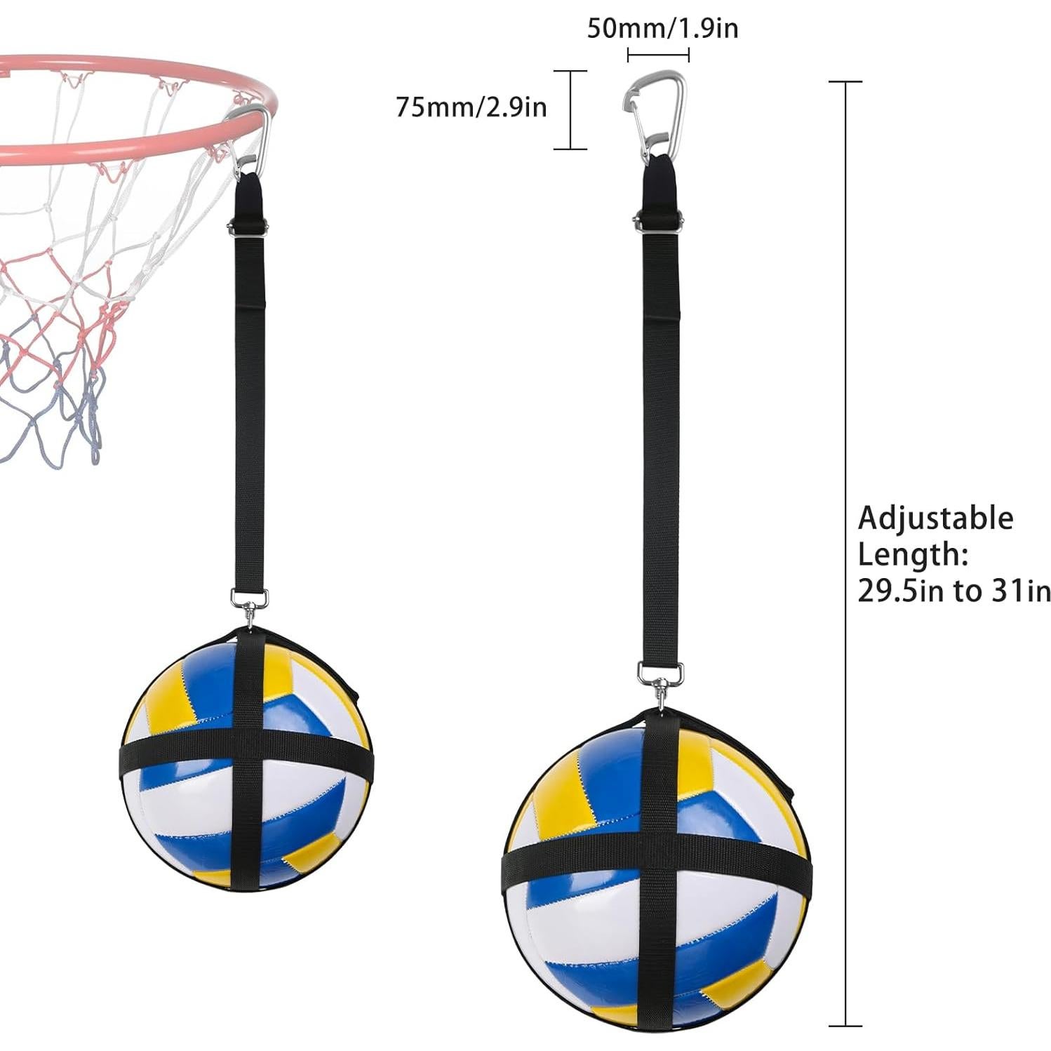 Entrenador de Remate de Voleibol AzReference Ajustable