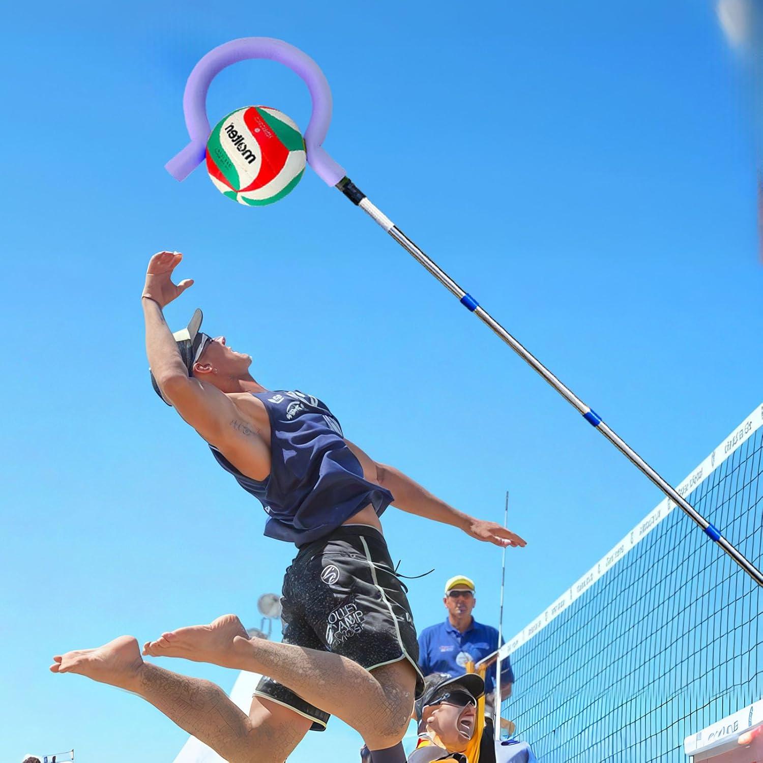 Entrenador de Remate de Voleibol AKABIKE vb_spike - Ajustable 3.2m