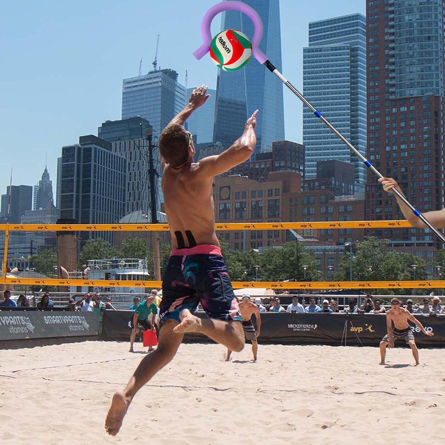 Entrenador de Remate de Voleibol AKABIKE vb_spike - Ajustable 3.2m