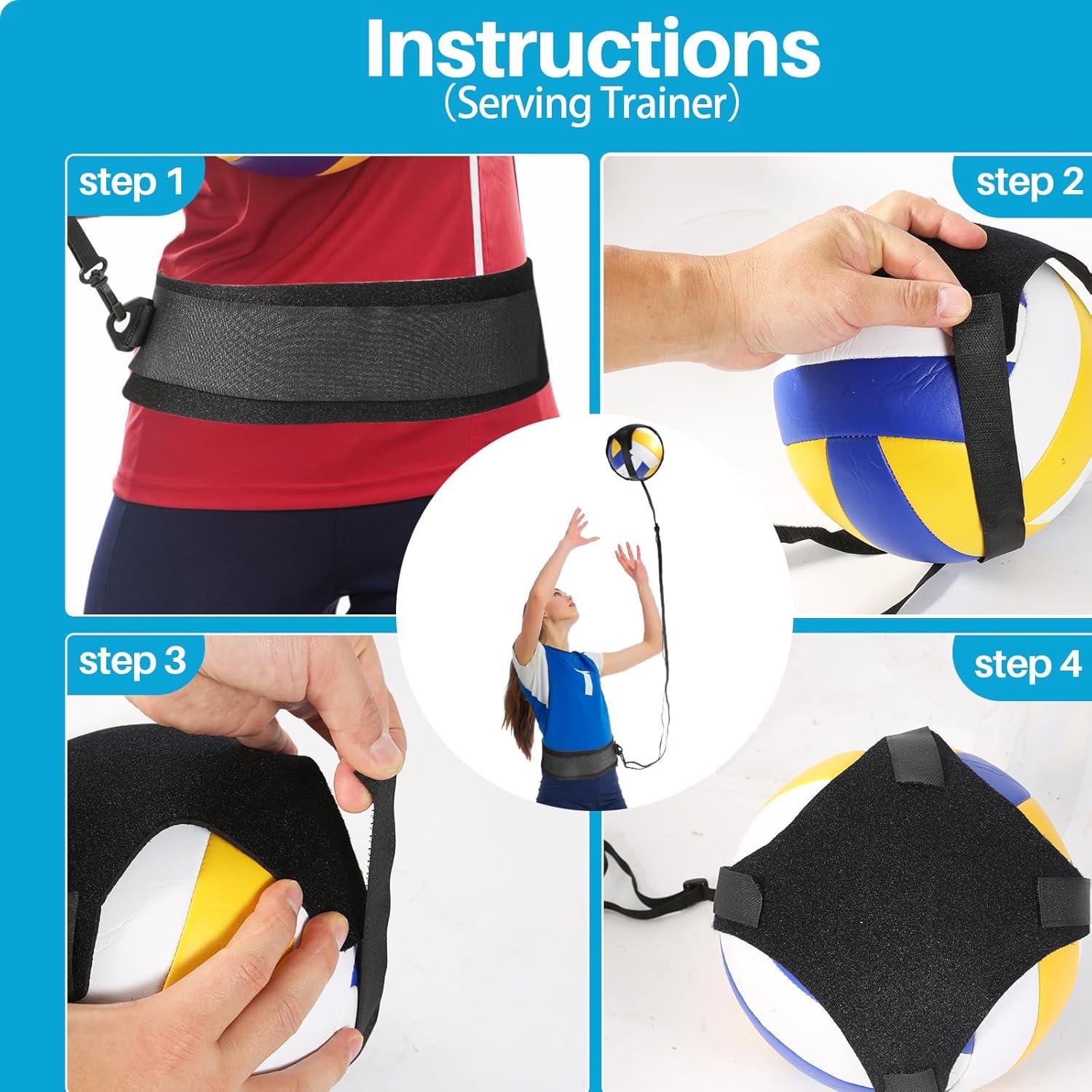 Kit de Entrenamiento de Voleibol Davllin 13-en-1 con Rebotador