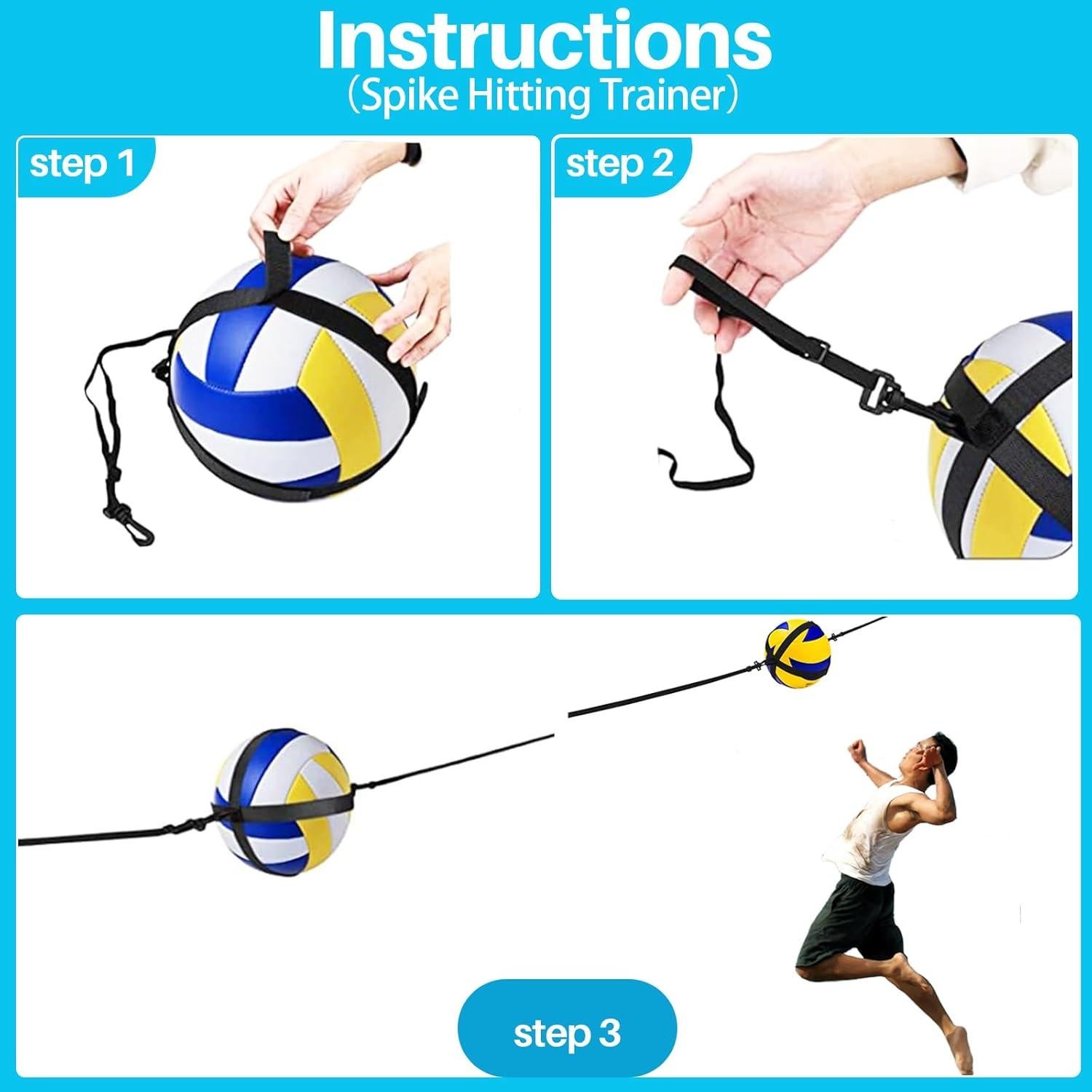 Kit de Entrenamiento de Voleibol Davllin 13-en-1 con Rebotador