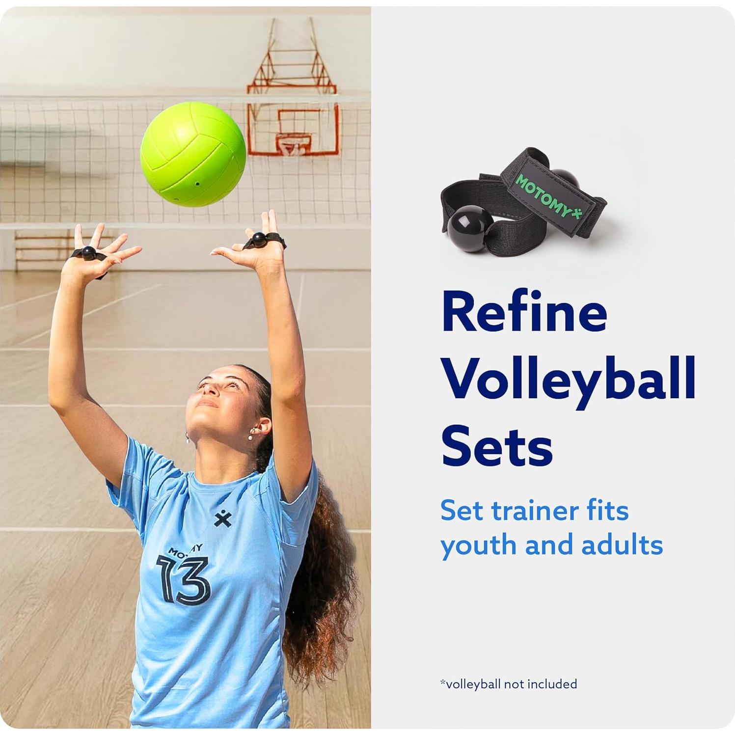 Entrenador de Voleibol MOTOMY VolleyPal - Kit 3 en 1 Ajustable