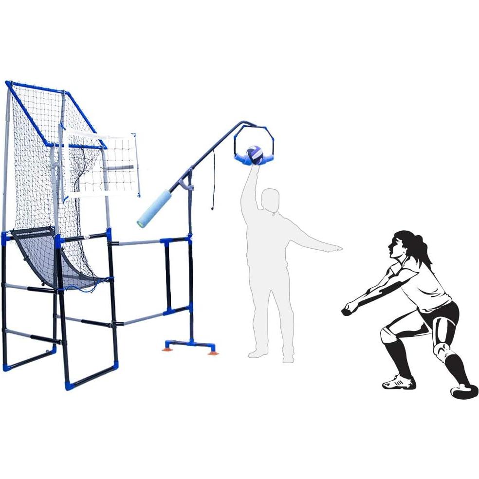 Entrenador de Voleibol Pro Edge - Remate y Servicio Ajustable