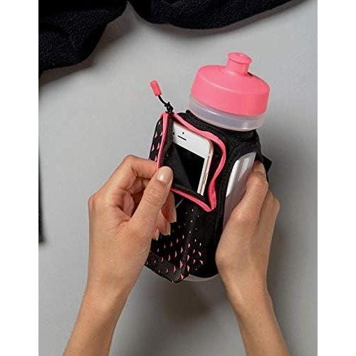 Botella de Mano Grande Nike 650ml Negra/Rosa Reutilizable