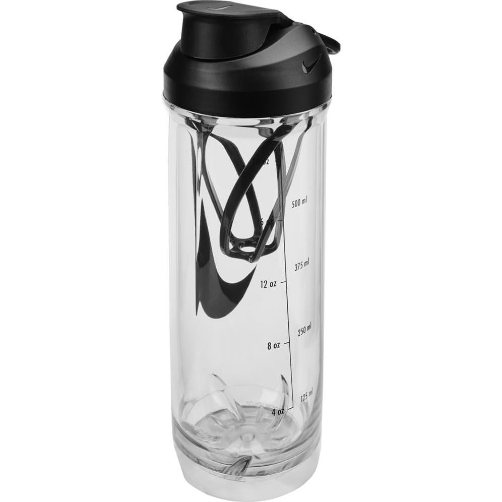 Botella Mezcladora Nike TR Recharge 700ml Transparente/Negro