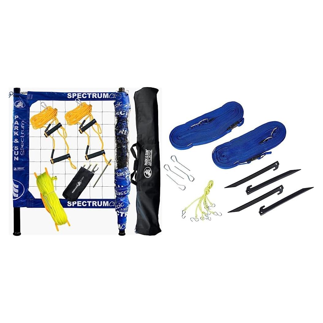 Set de Red de Voleibol Portátil Park & Sun Sports 9.75x0.91m