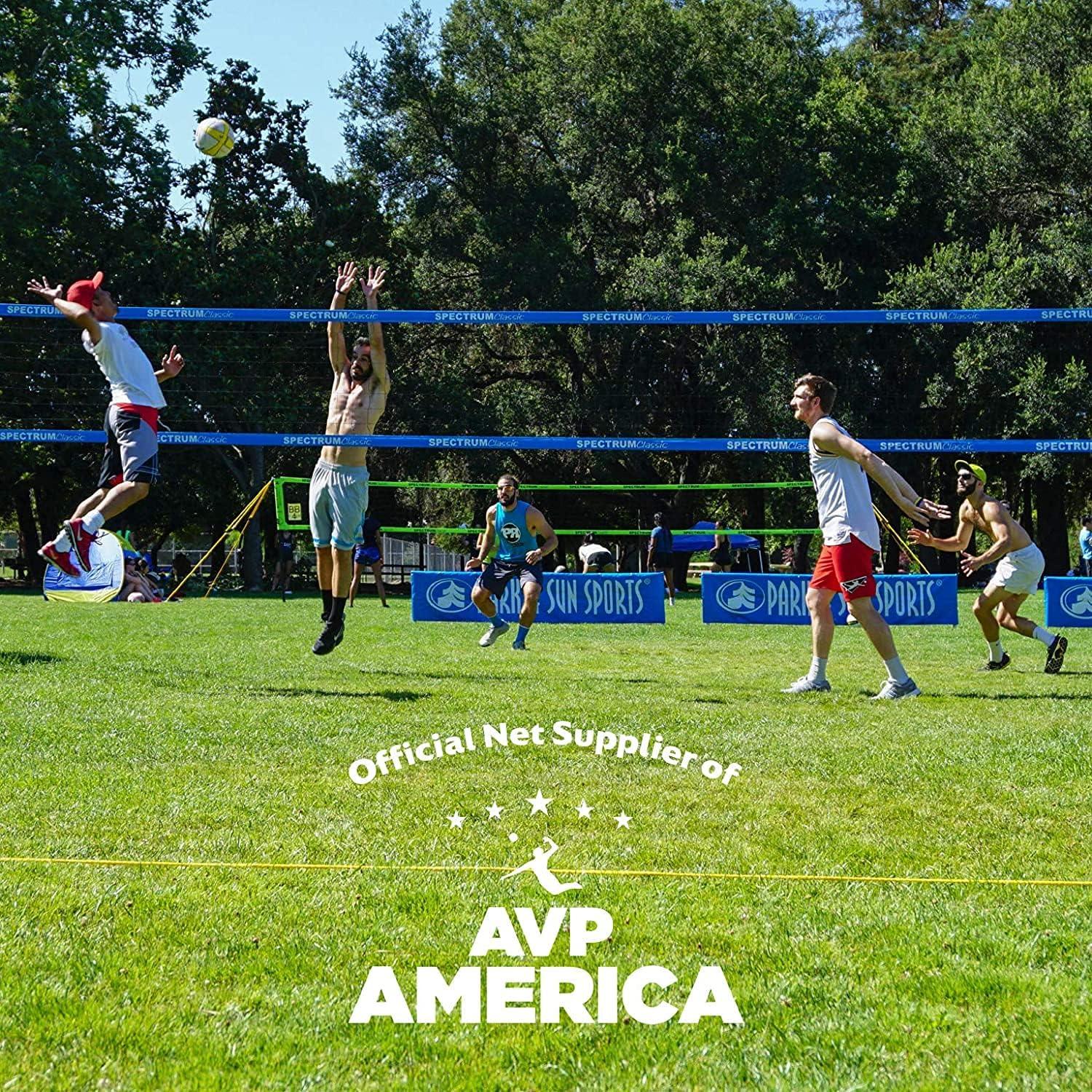 Set de Red de Voleibol Portátil Park & Sun Sports 9.75x0.91m