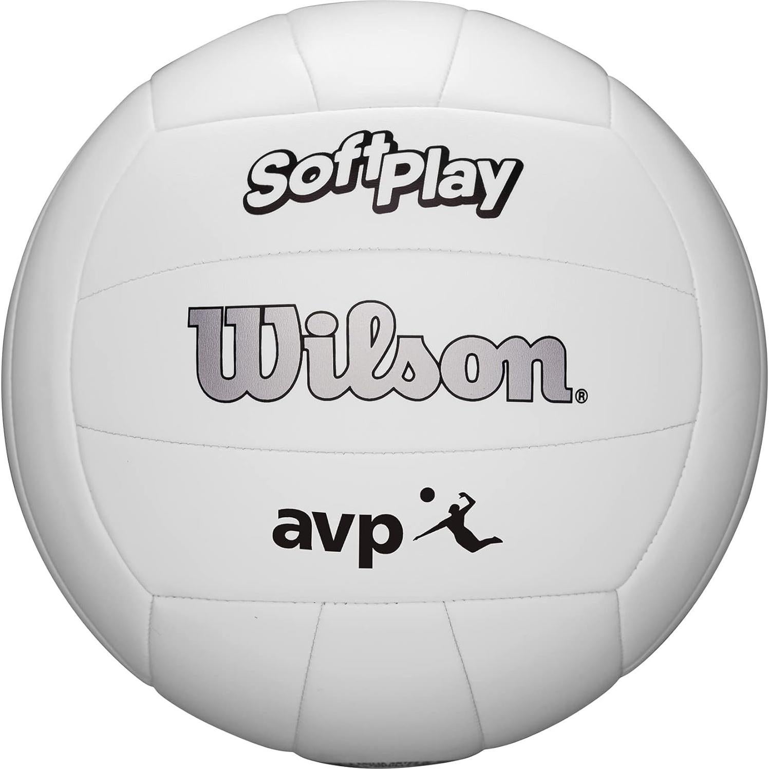 Conjunto de Voleibol Park & Sun Spectrum Classic con Red 0.91x9.75m y Voleibol Wilson AVP Soft Play