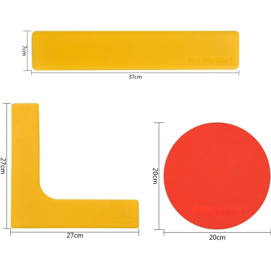 Kit de Marcadores de Línea de Corte Eco Walker para Tenis