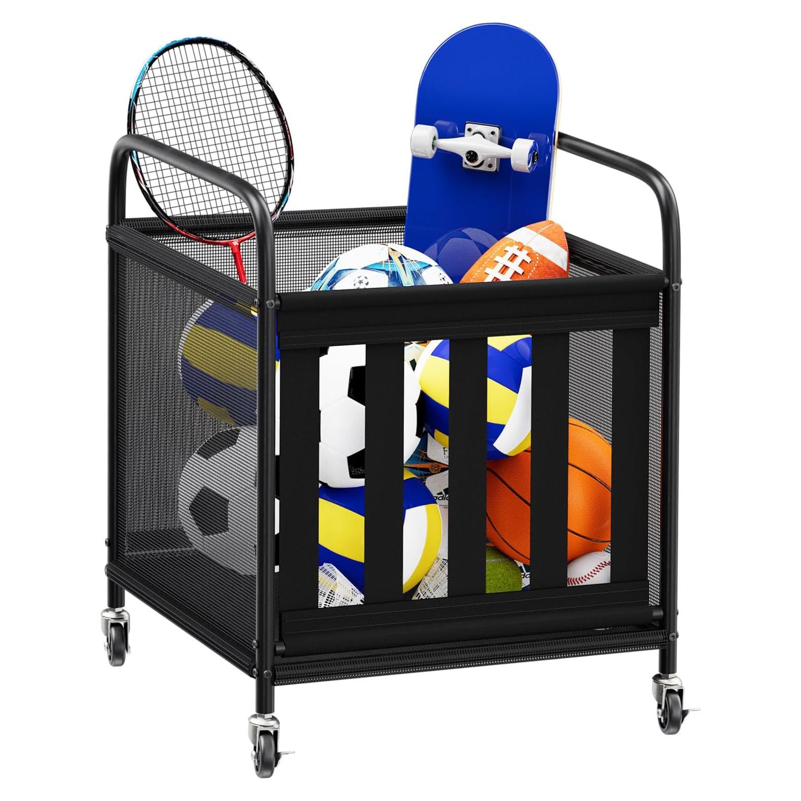 Carro de Almacenamiento de Pelotas Storenization STNBSC 54x54x69cm