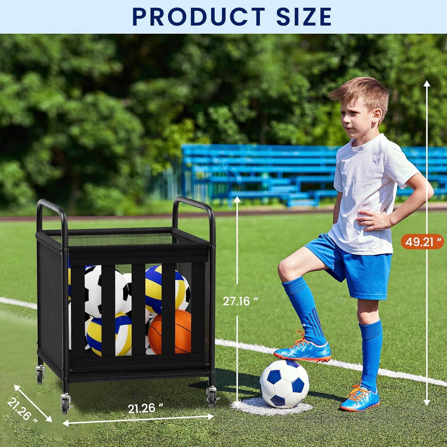 Carro de Almacenamiento de Pelotas Storenization STNBSC 54x54x69cm