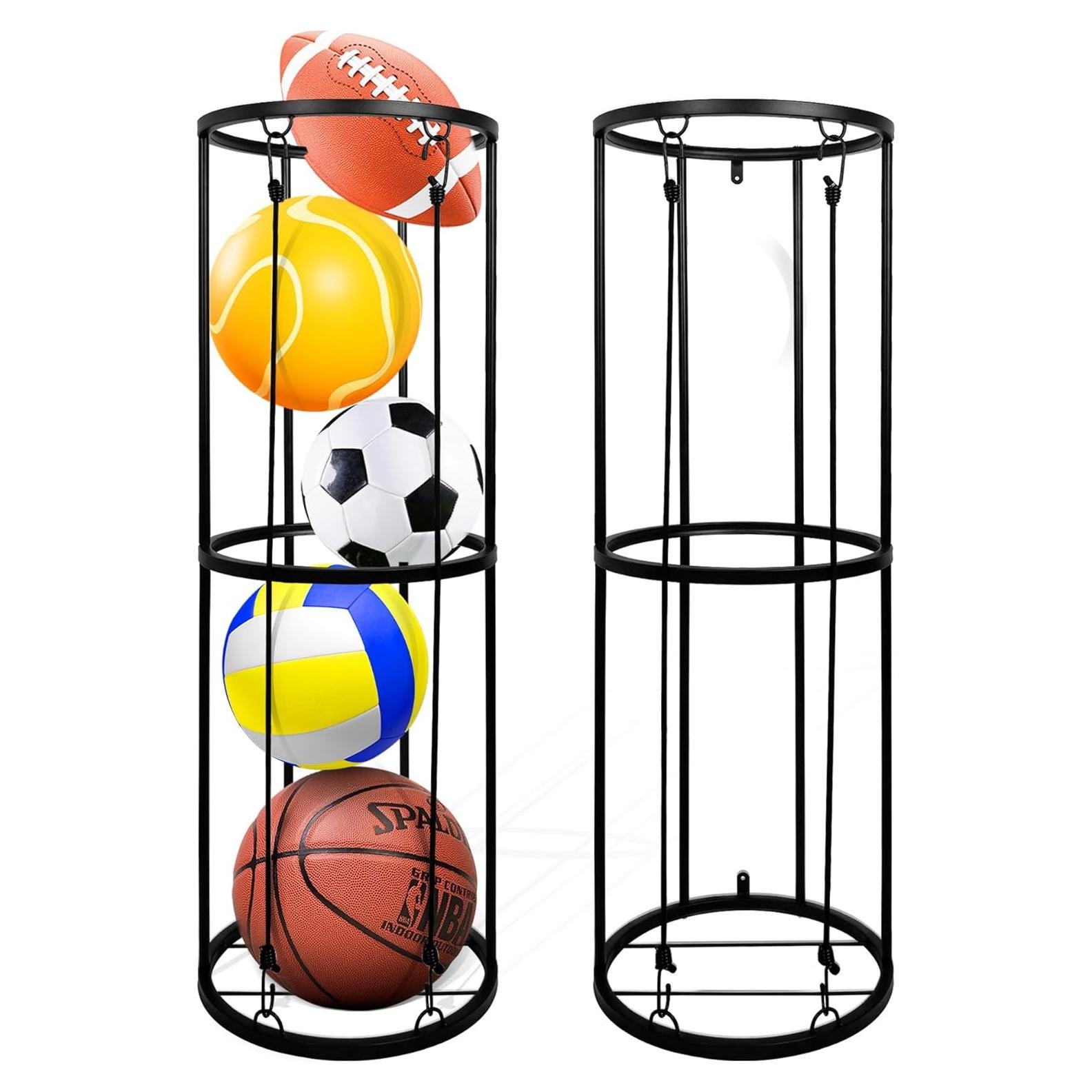 Soporte de Almacenamiento de Pelotas BEWITU Montaje en Pared 33x97.5cm