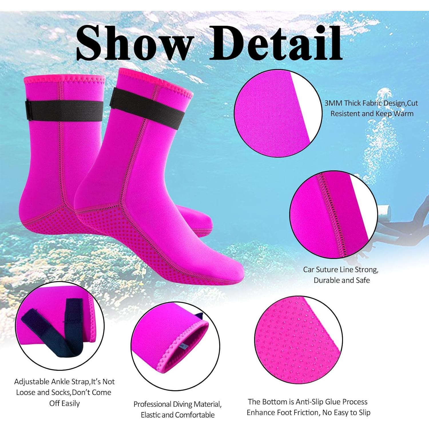 Calcetines de Neopreno MOVOYEE 3mm Antideslizantes Unisex