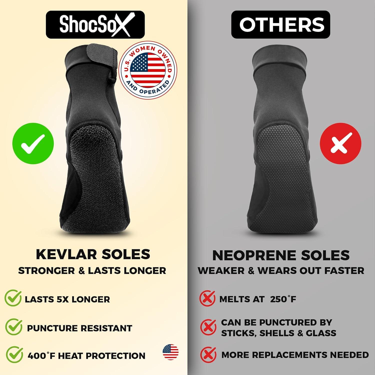 Calcetines de Playa ShocSox para Voleibol y Fútbol - Negro