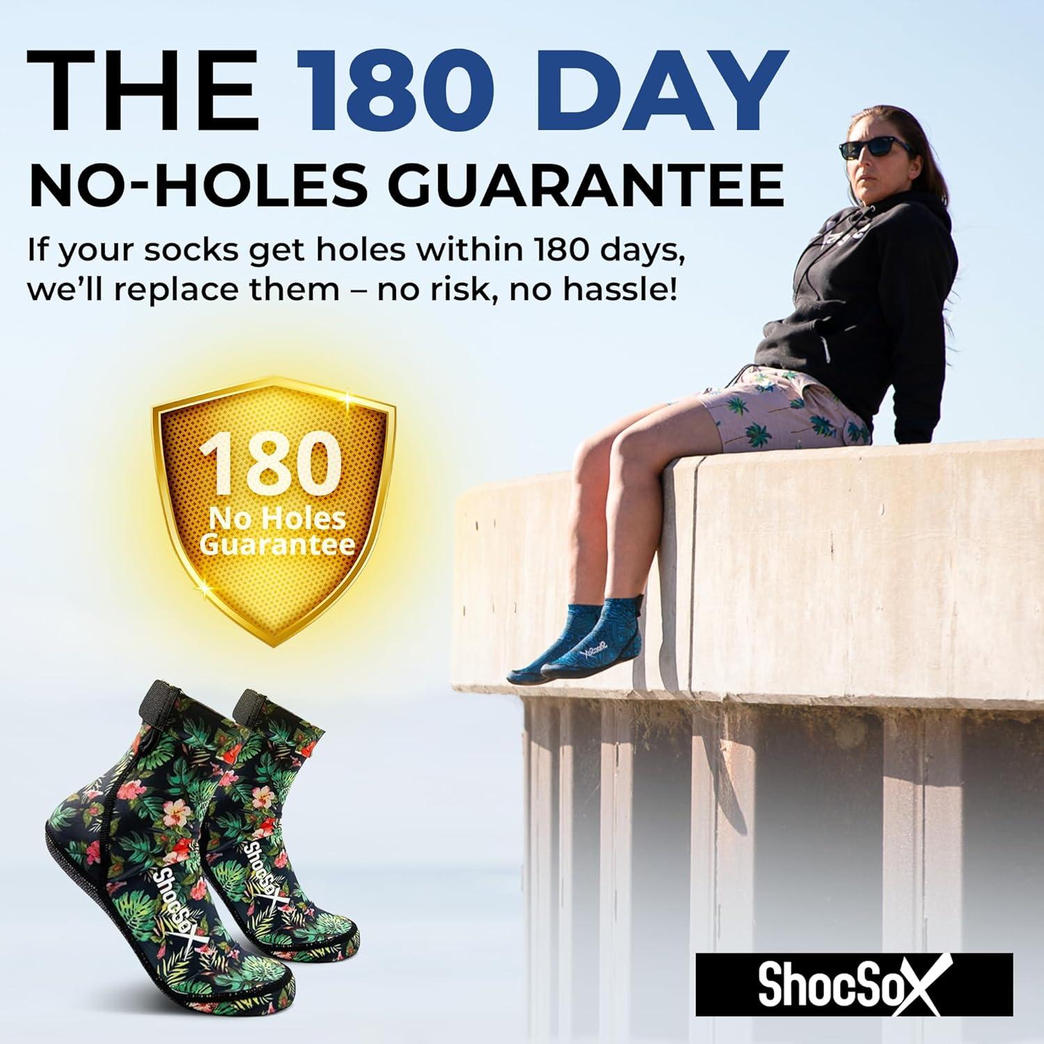 Calcetines de Playa ShocSox para Voleibol y Fútbol - Negro