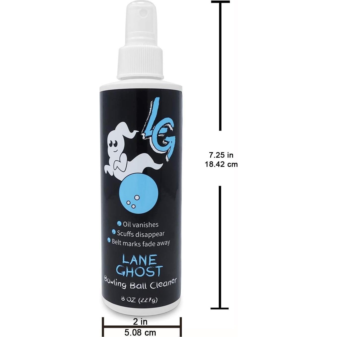 Kit de Spray Limpiador de Pelotas de Bowling Lane Ghost - 2 Unidades
