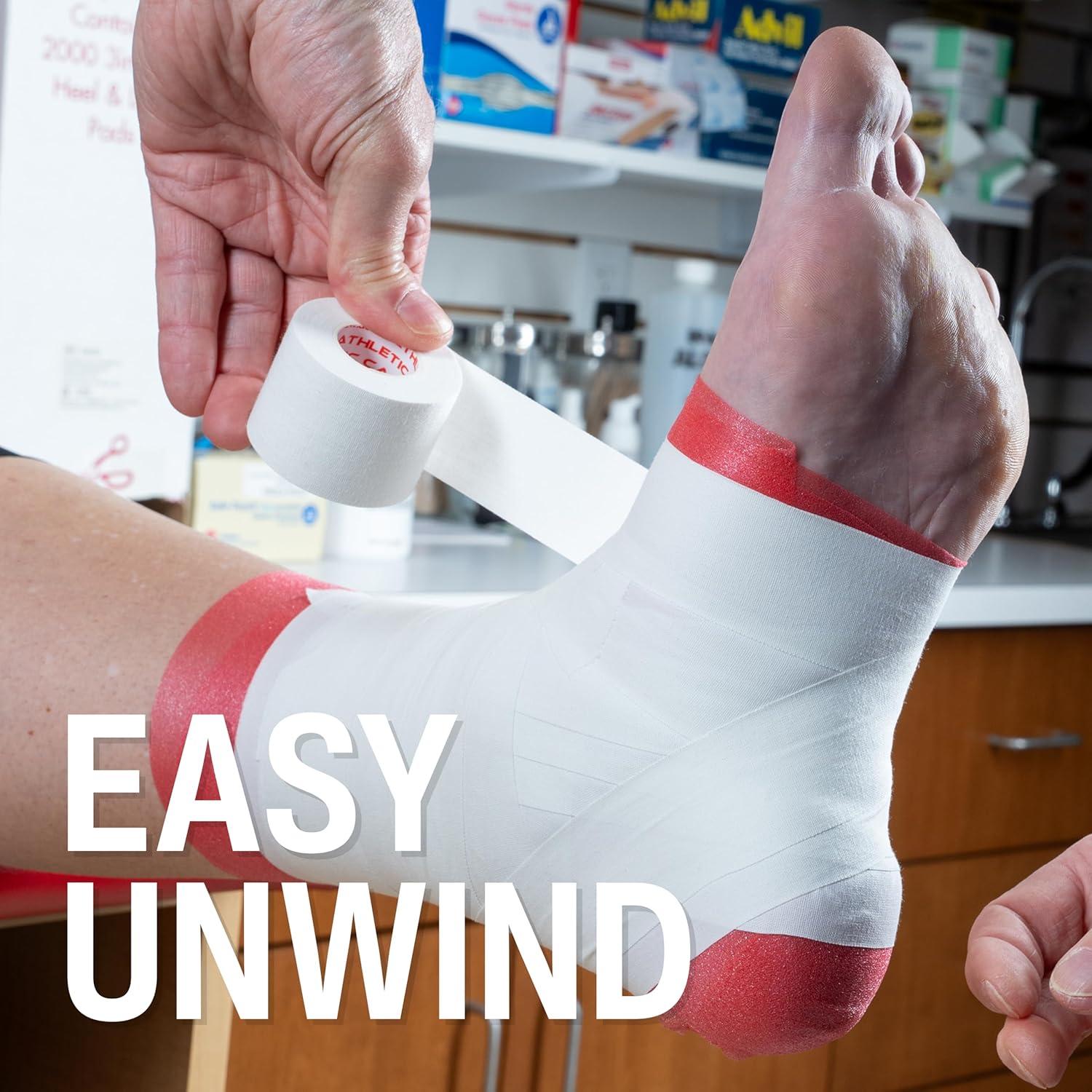 Cinta Atlética Premium Mueller 3.81 cm x 13.72 m - Paquete 10