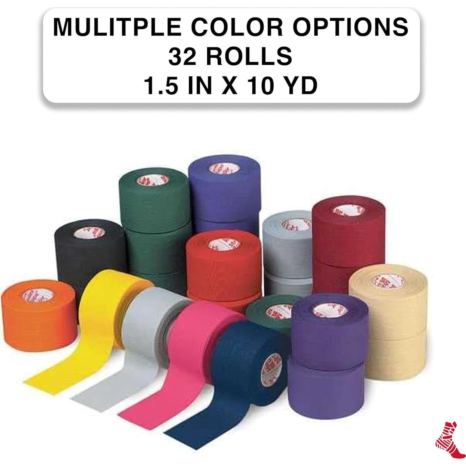 Cinta Atlética Mueller MTape 1.5" x 10 Yards, 32 Rollos