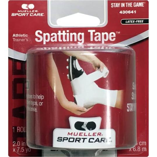 Cinta adhesiva elástica Mueller para spatting - Caja 24 rollos