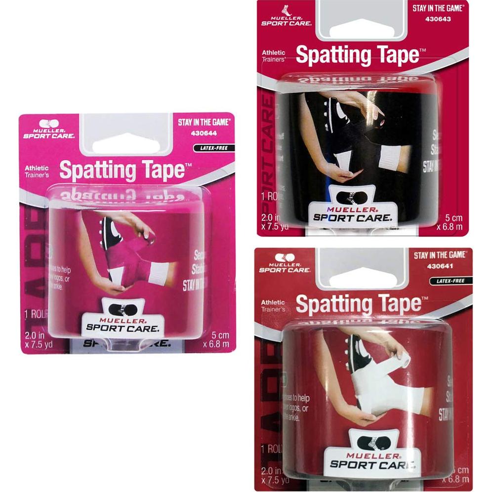 Cinta adhesiva elástica Mueller para spatting - Caja 24 rollos